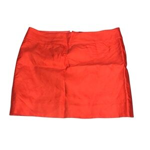 J Crew Factory Orange Skirt Size 12